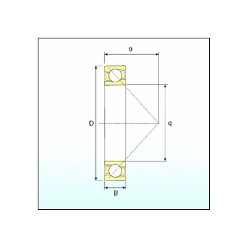 ISB 7028 B Angular Contact Ball Bearing