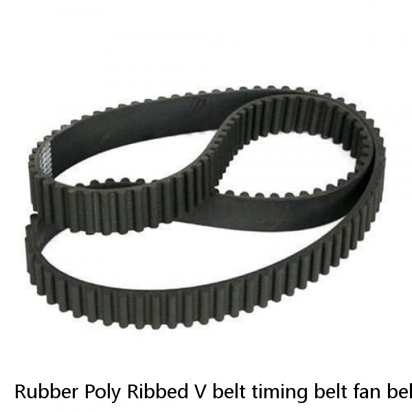 Rubber Poly Ribbed V belt timing belt fan belt 6PK 4PK