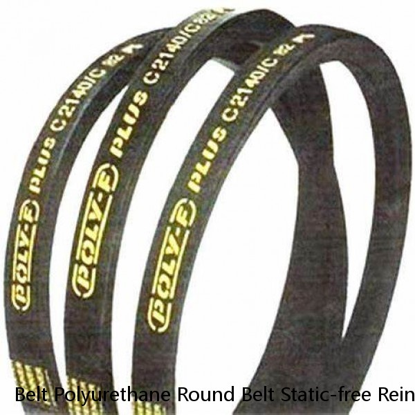 Belt Polyurethane Round Belt Static-free Reinforced PU Polyurethane Urethane Round Belt